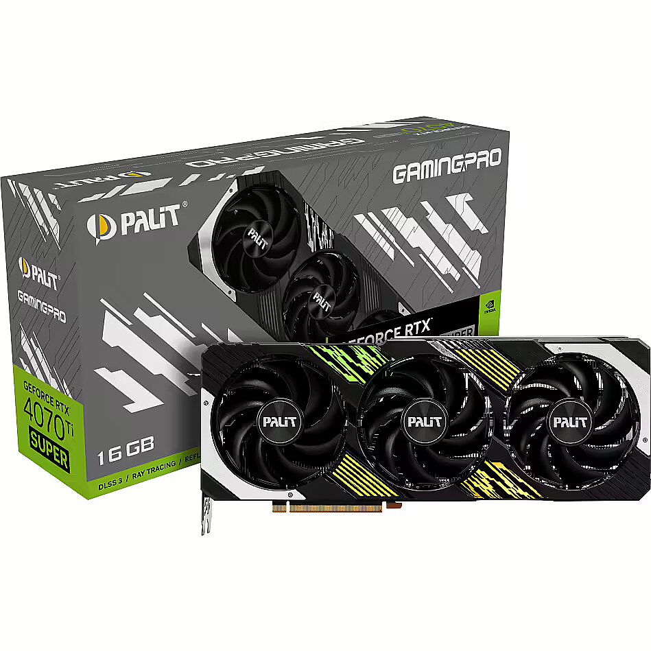 Palit GeForce RTX 4070 Ti SUPER, 16GB GDDR6X, GamingPro