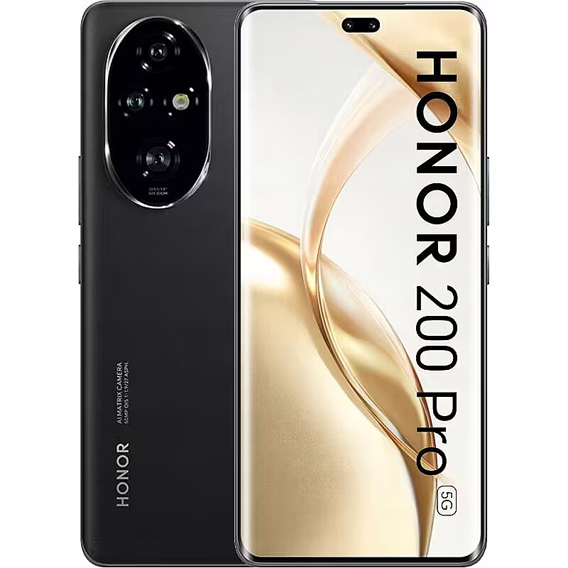 【新発売】 Honor 200 Pro, 12GB/512GB, Black (CLK-NX1) スマートフォン本体
