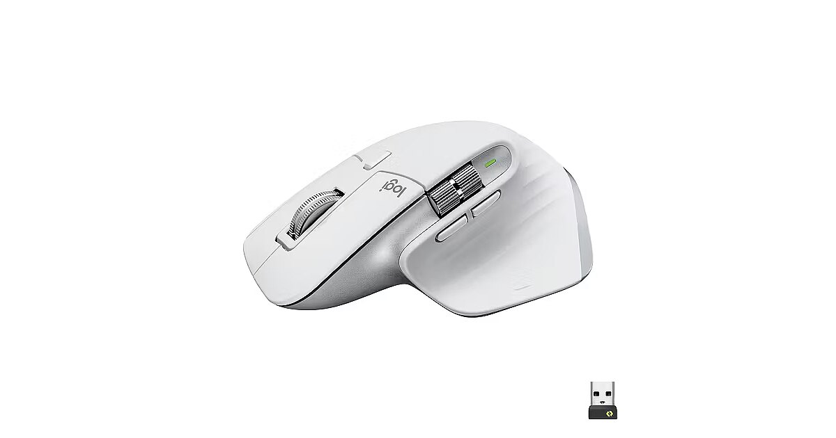 Logitech MX Master 3S, Wireless, White (910-006560)