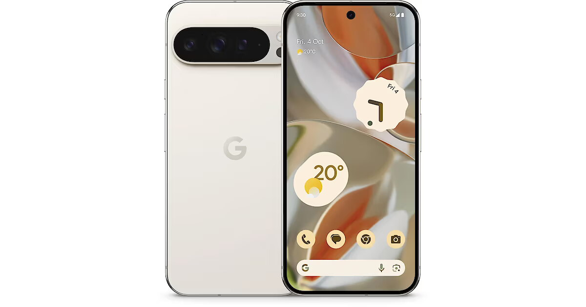 Google Pixel 9 Pro 本体 ホワイト Google Pixel 9 Pro XL, 16GB/128GB, Porcelain (GA05980-GB)