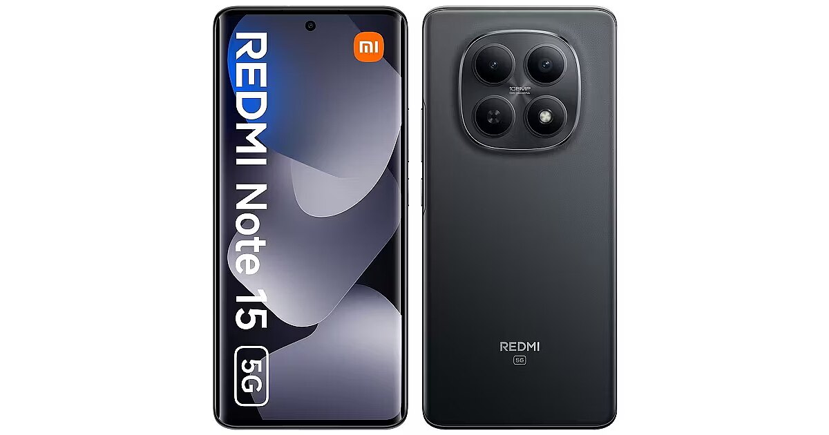 Xiaomi Redmi Note 15 5G, 6GB/128GB, Black (71169)