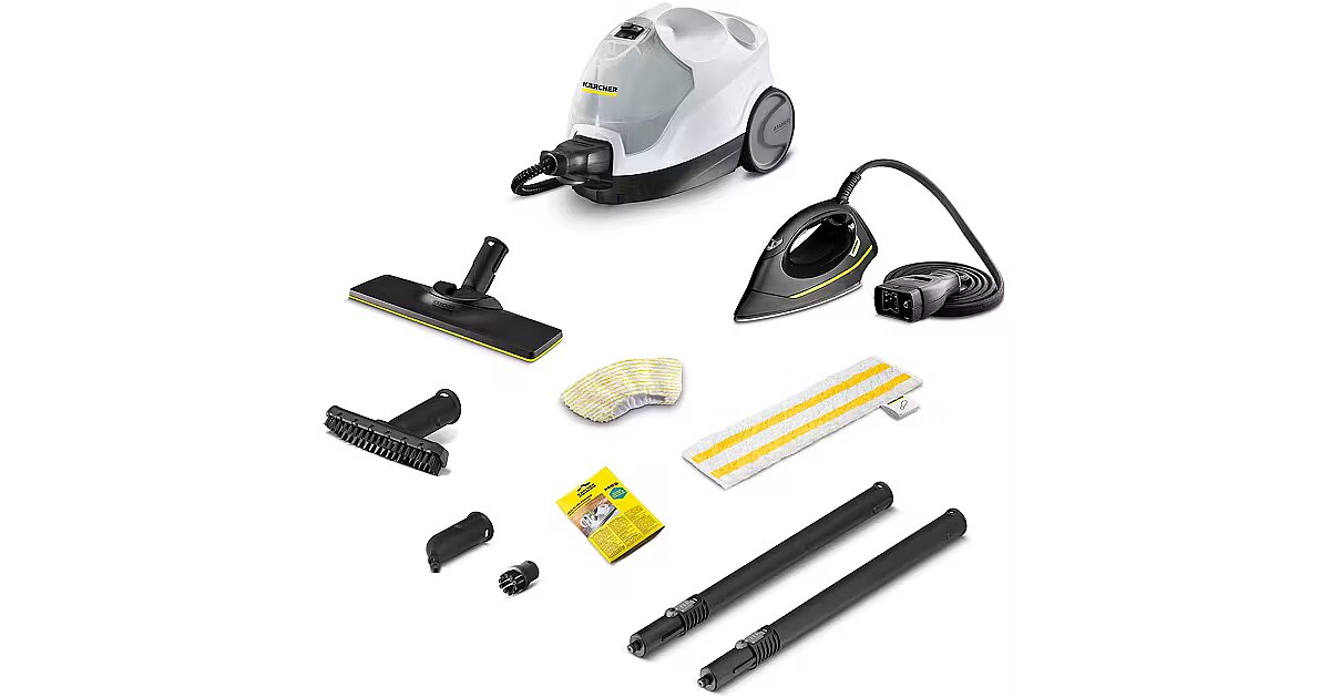 Karcher steam cleaner SC 4 EasyFix Iron (white/black, 2,000 watts