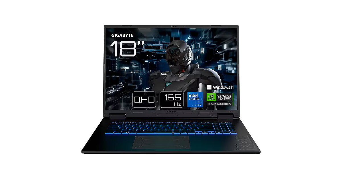 Gigabyte GAMING A18 PRO DXJ (black, Intel Core? 7 240H, NVIDIA GeForce ...