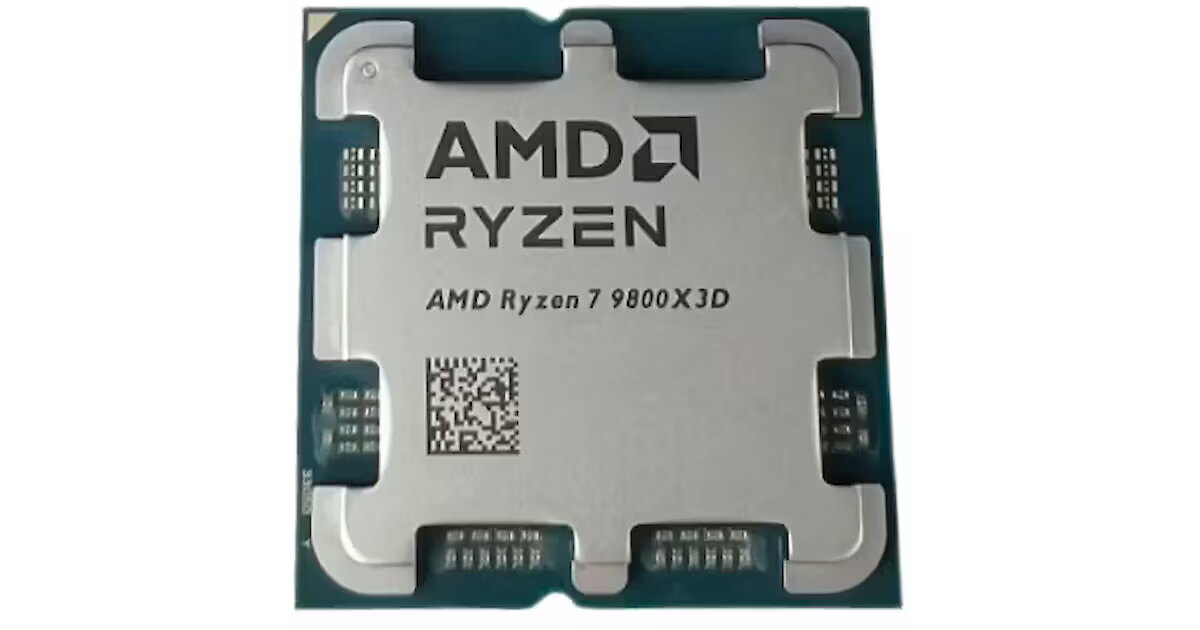 AMD Ryzen 7 9800X3D (8C/16T, 4.70 GHz, 96MB Cache, 120W), TRAY