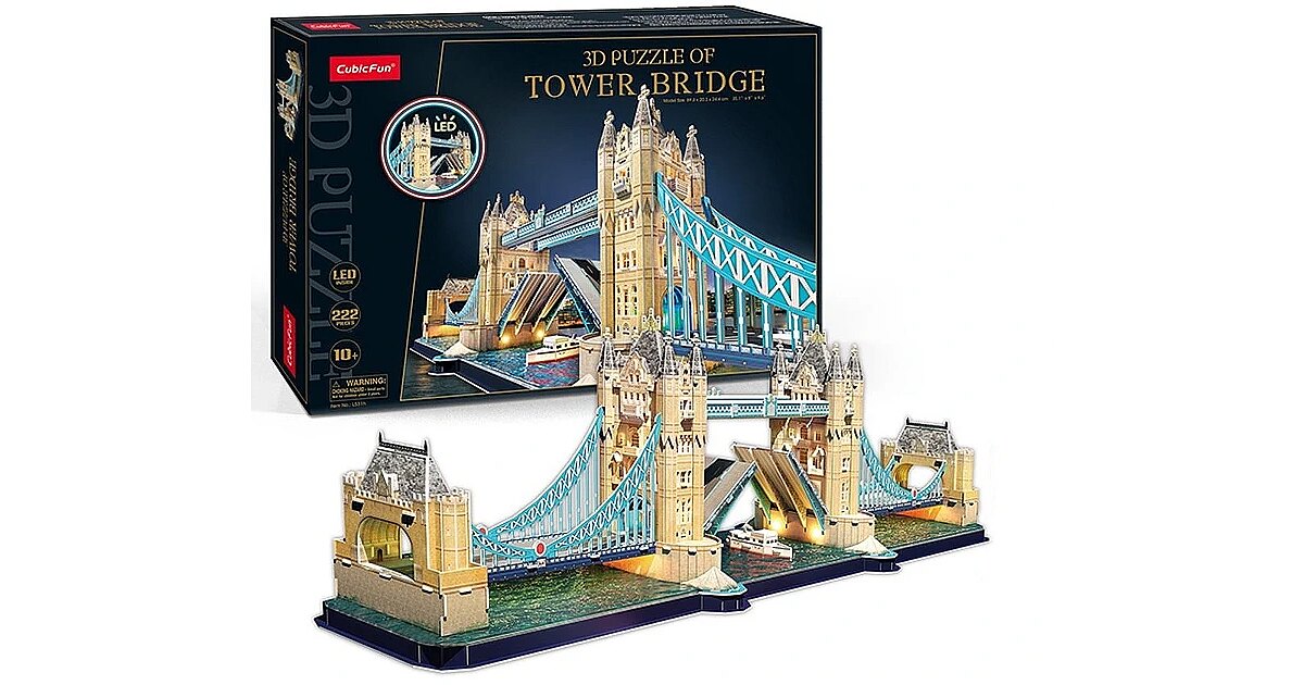 Cubicfun Puzzle 3D - Tower Bridge led (306-20531)