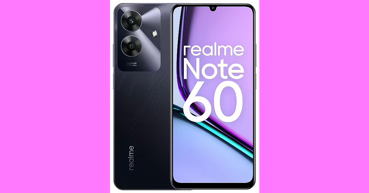 Realme Note 60, 6GB/128GB, Marble Black (RMX3933)