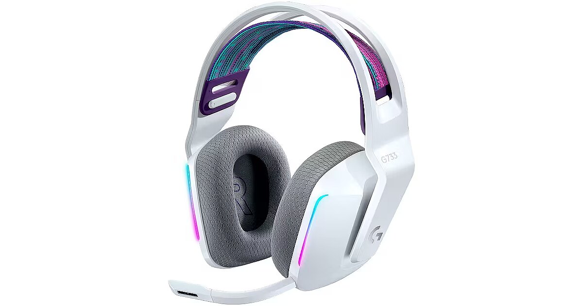 Logitech G733 Lightspeed, White (981-000883)