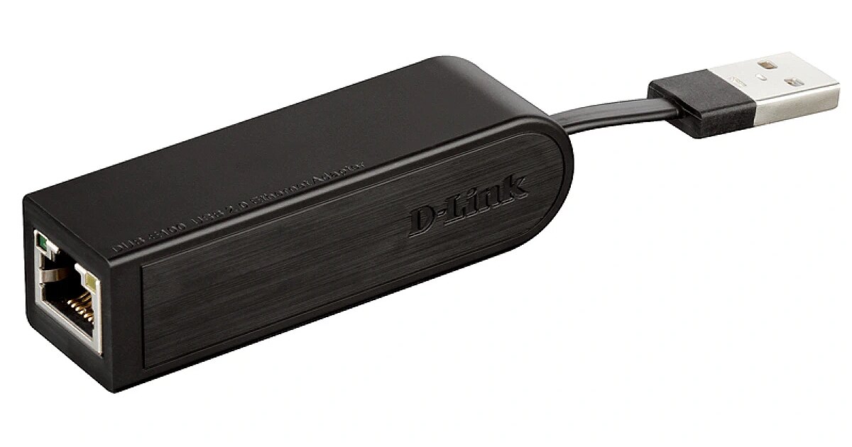 Mirakuløs Skære jul D-Link DUB-E100, USB 2.0 Fast Ethernet Adapter (DUB-E100)