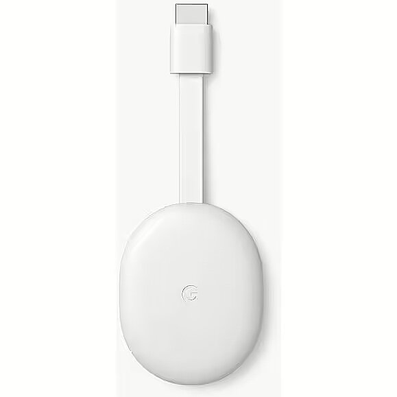 Google Chromecast 4K + Google TV, white (193575007342)