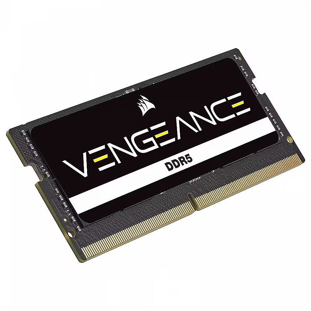 Corsair Vengeance Black, SODIMM, DDR5, 64GB, 4800MHz, CL40, Kit of 
