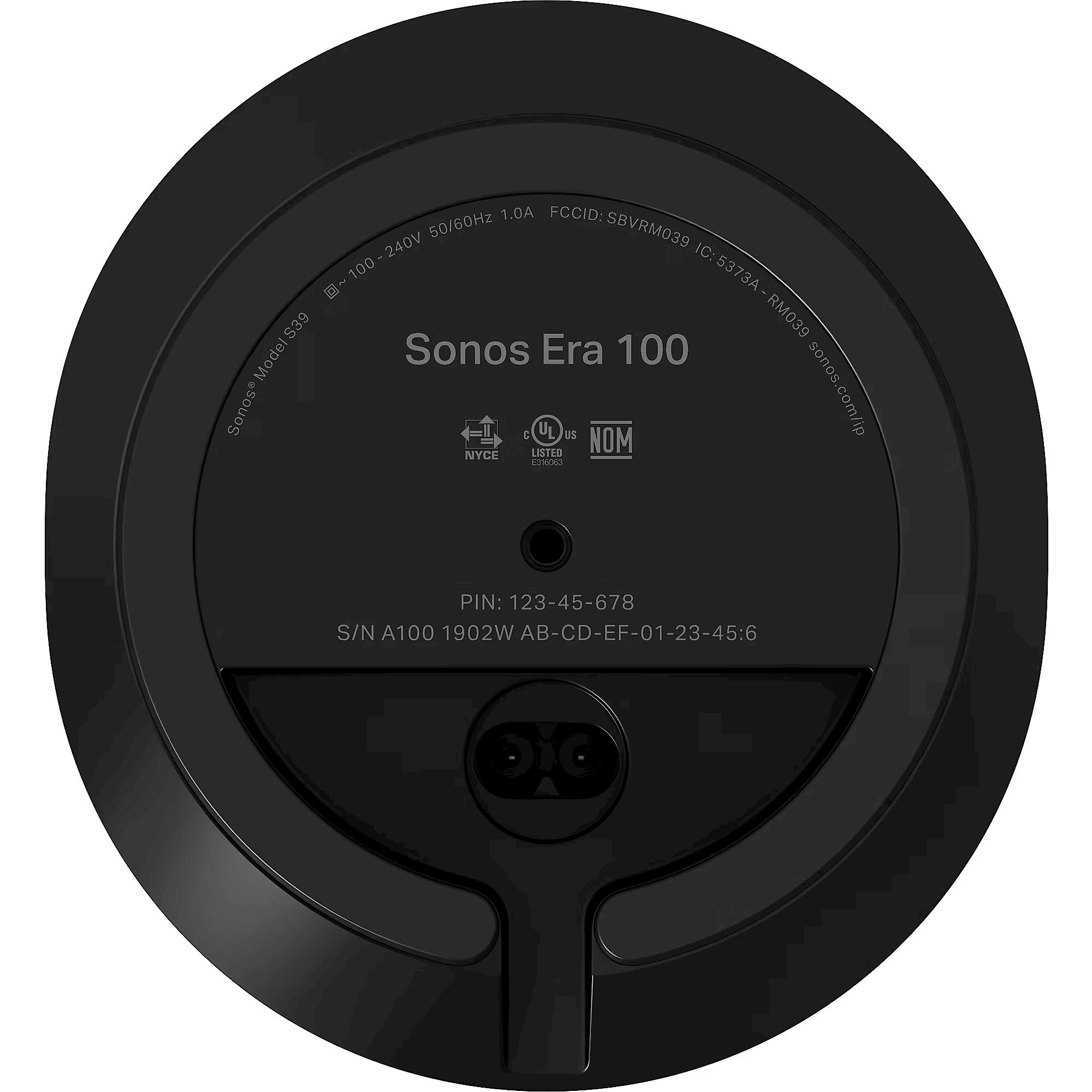 Sonos Era 100, Black (E10G1EU1BLK)