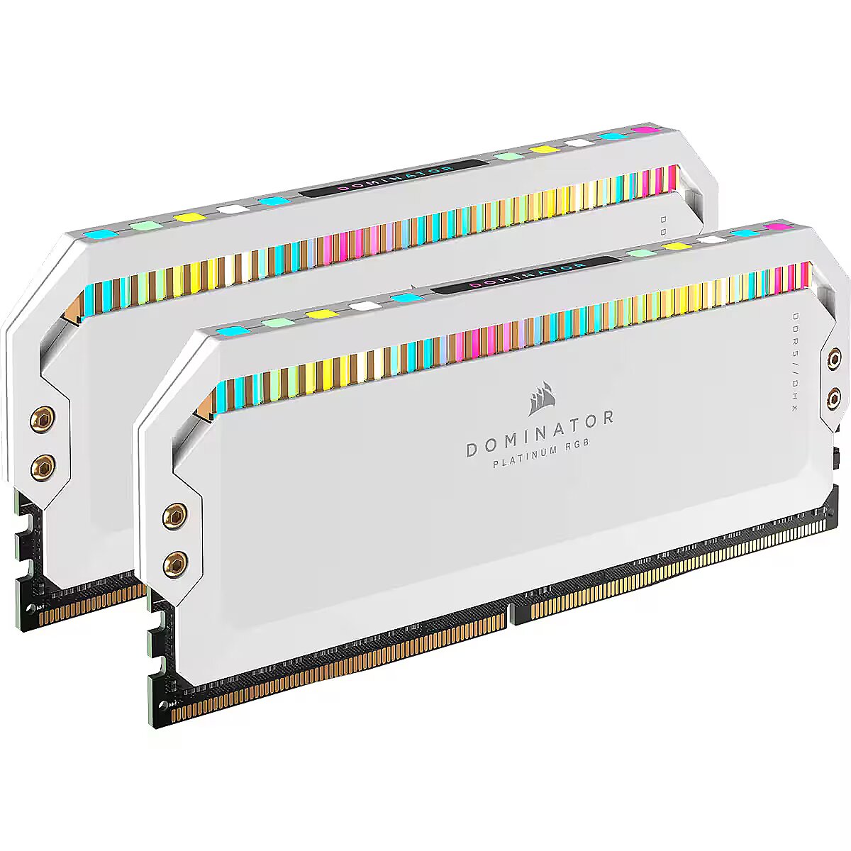 激安通販特集！ RGB Platinum Dominator Corsair White, 6200MHz 32GB, DDR5, メモリー