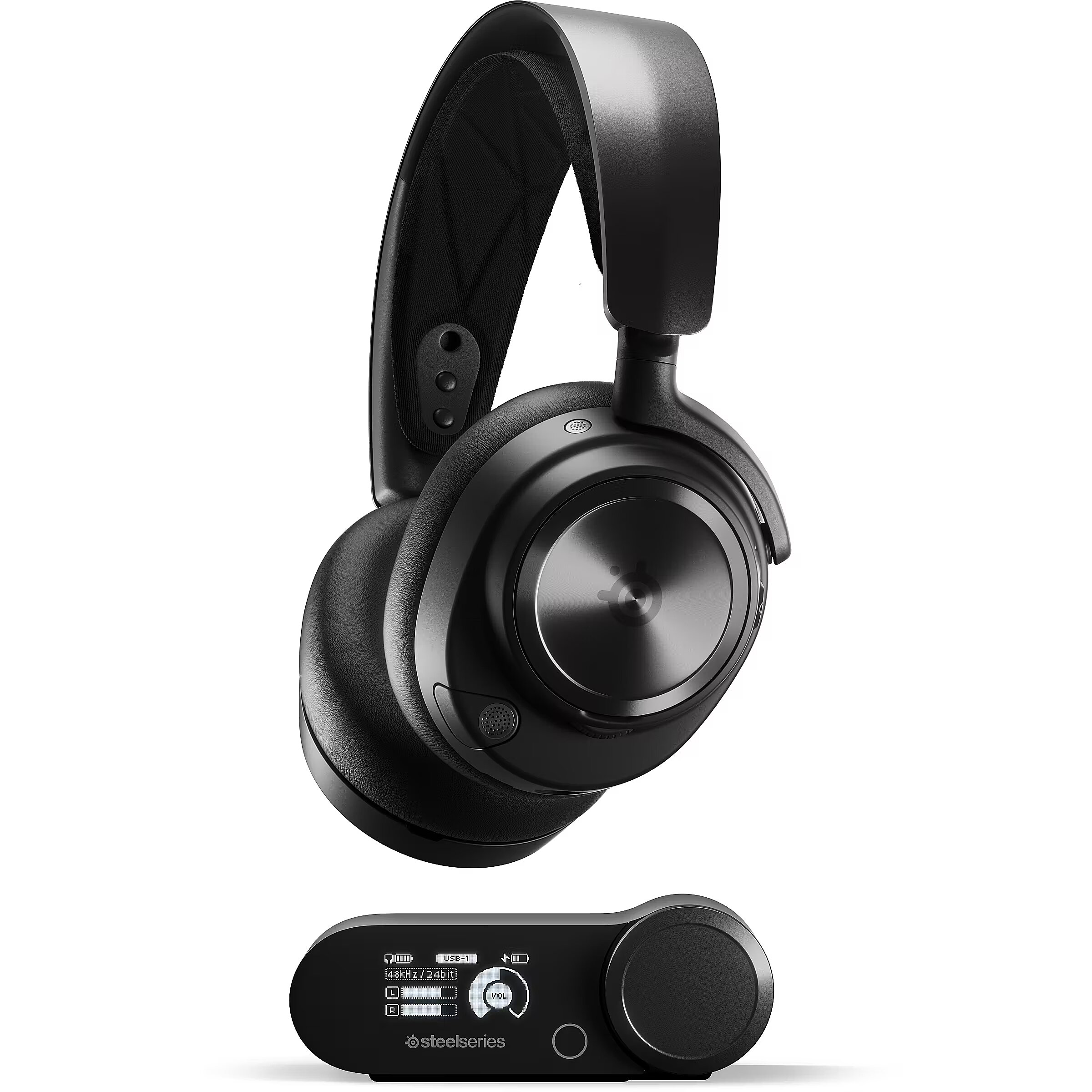 オ*ム様 SteelSeries Arctis Nova Pro Wireles Steelseries Arctis Nova Pro, Wireless, Black (61520)