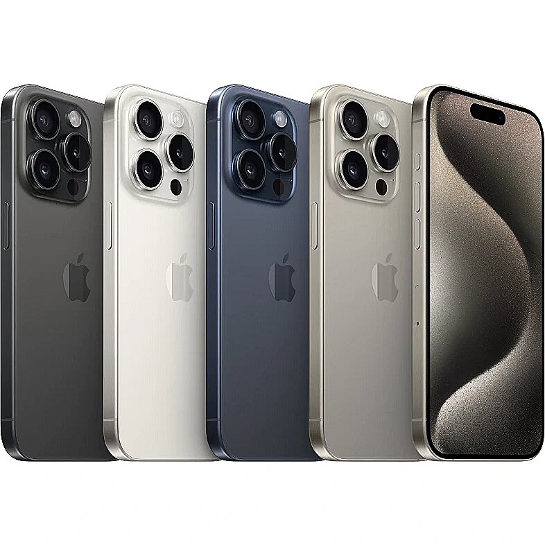 Apple iPhone 15 Pro, 256GB, Natural Titanium (MTV53PX/A)